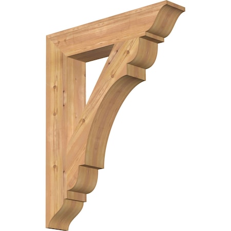 Ekena Millwork Olympic Traditional Smooth Bracket, Western Red Cedar, 5 1/2"W x 30"D x 38"H BKT06X30X38OLY01SWR